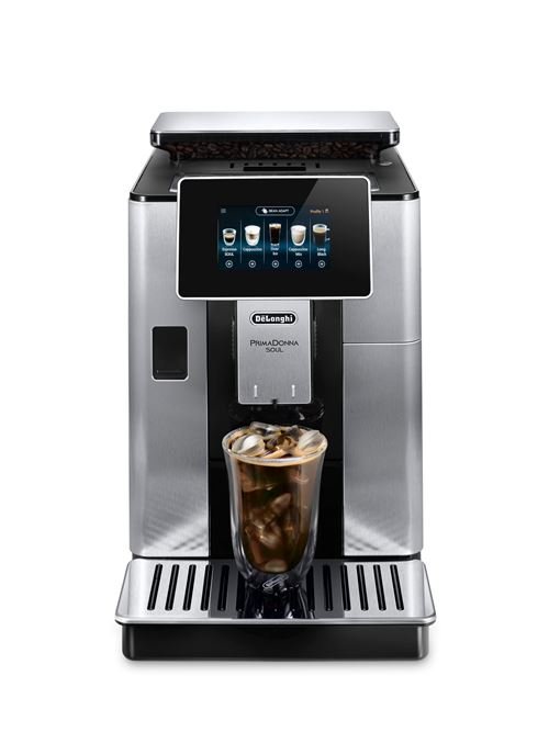 Kaffeevollautomat mit Mahlwerk, 1450 W, Schwarz und Silber De'Longhi PrimaDonna Soul ECAM610.75.MB - Fnac-Cucina-Profi