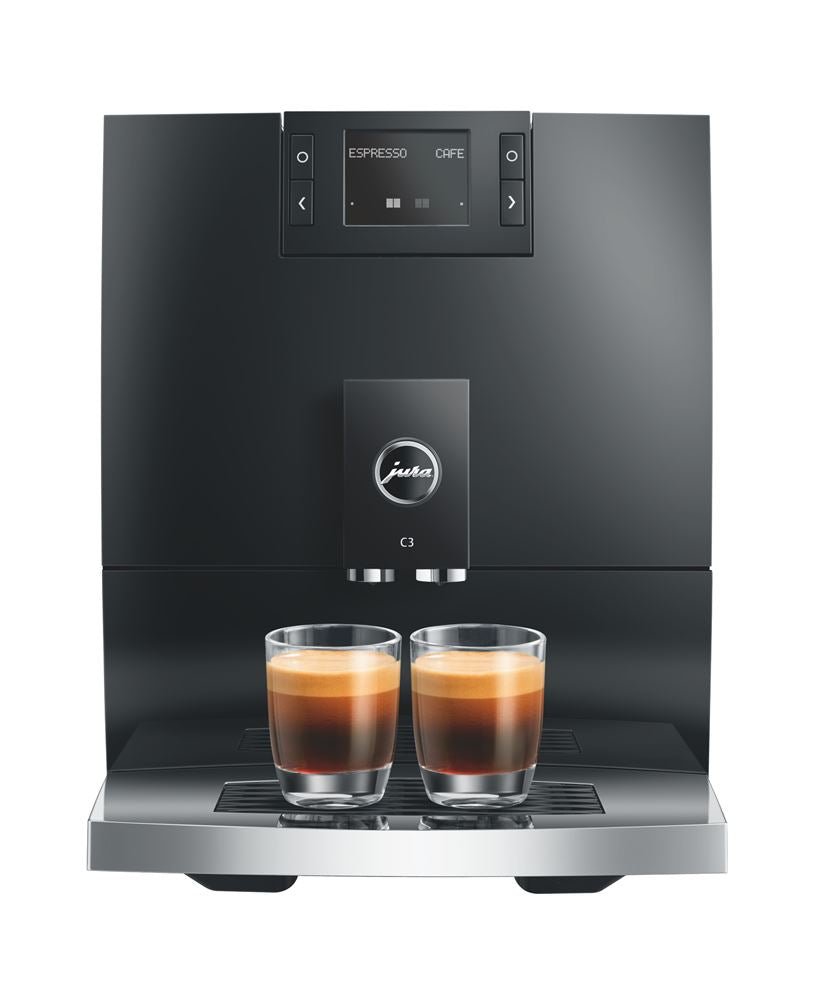 Kaffeevollautomat mit Mahlwerk, Espresso & Kaffee, Piano Black Jura C3 - Fnac-Cucina-Profi