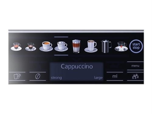 Kaffeevollautomat mit Milchaufschäumer – 19 bar – Schwarz – Siemens EQ.6 plus s500 TE655319RW - Fnac-Cucina-Profi