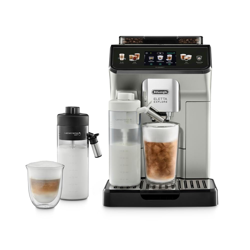 Kaffeevollautomat (Silber) mit Mahlwerk De'Longhi ECAM450.65.S 1450 W - Fnac-Cucina-Profi