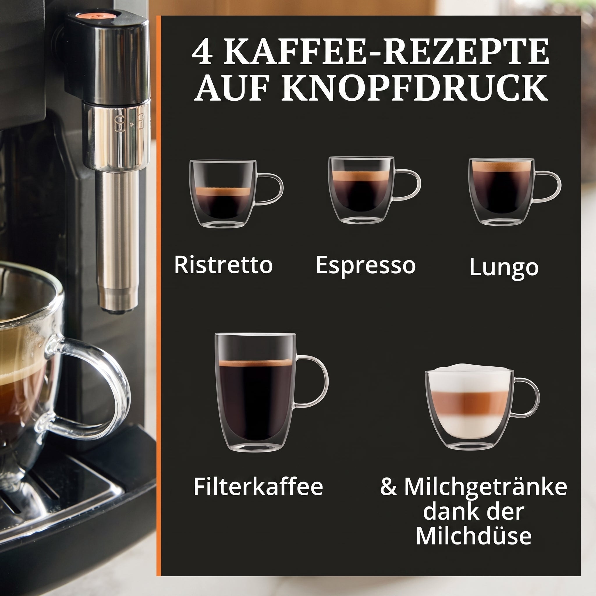 Krups Intensity EA5008 Schwarz – Kaffeevollautomat - Fnac-Cucina-Profi