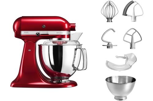 Küchenmaschine, Candy Apple KitchenAid Artisan 5KSM175PSECA 300W - Fnac-Cucina-Profi