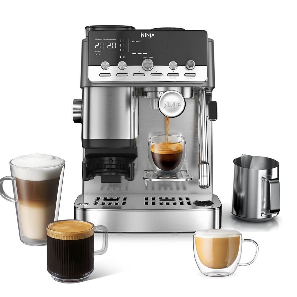 Mini-Espressomaschine 1450 W Edelstahl Ninja Luxe Café - Fnac-Cucina-Profi
